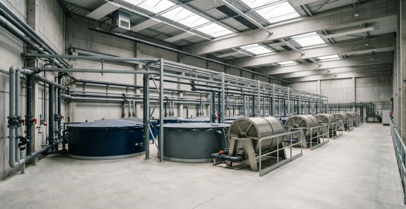 Maintenance d'un système de purification d'eau dans une installation aquacole moderne