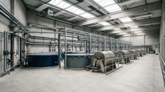 Maintenance d'un système de purification d'eau dans une installation aquacole moderne
