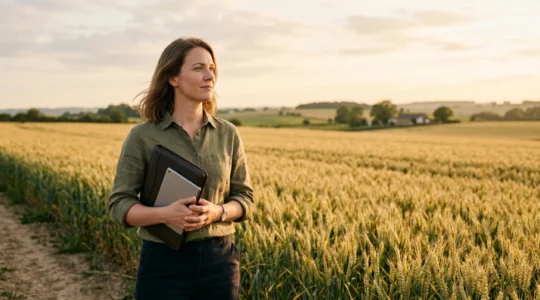 Professionnel issu du secteur agricole en transition vers une carrière commerciale dans l'agroalimentaire