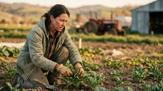 Un salarié agricole polyvalent en action dans une exploitation diversifiée